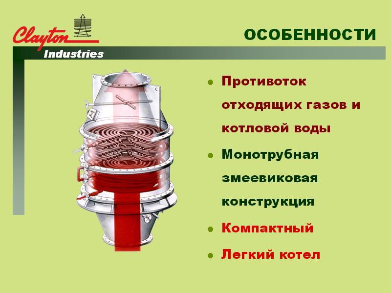 особенности котлов-утилизаторов тепла отходящих газов